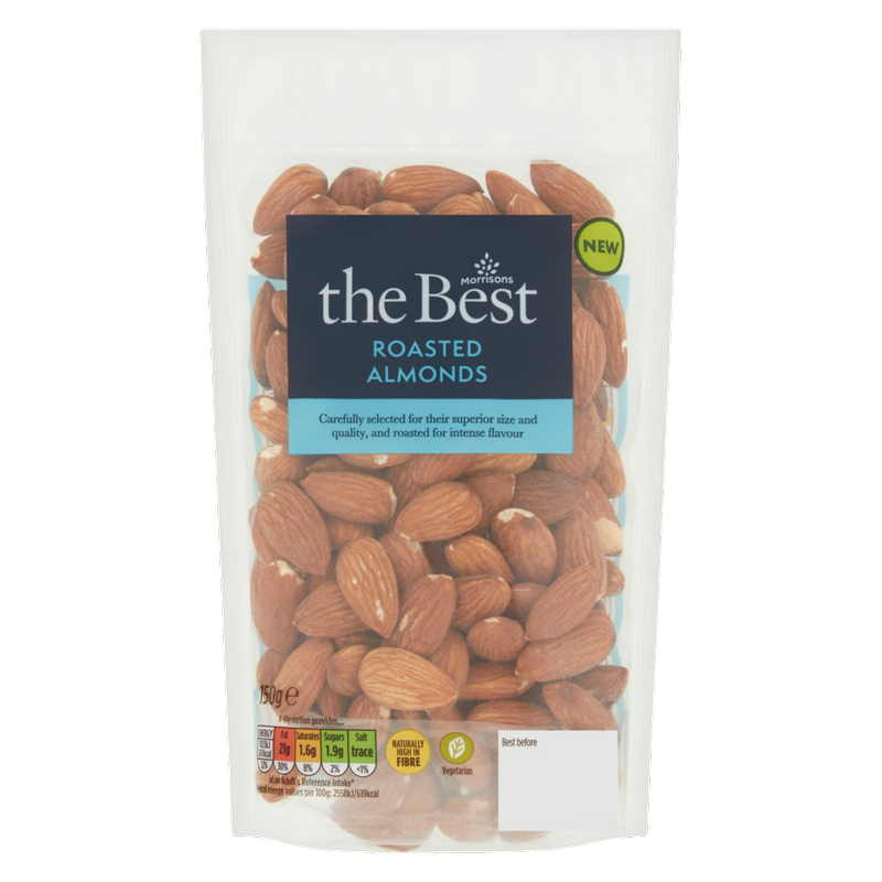 Morrisons The Best Roasted Almonds, 150g
