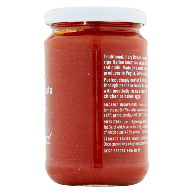 Daylesford Organic Arrabbiata Tomato & Chilli Sauce, 280g
