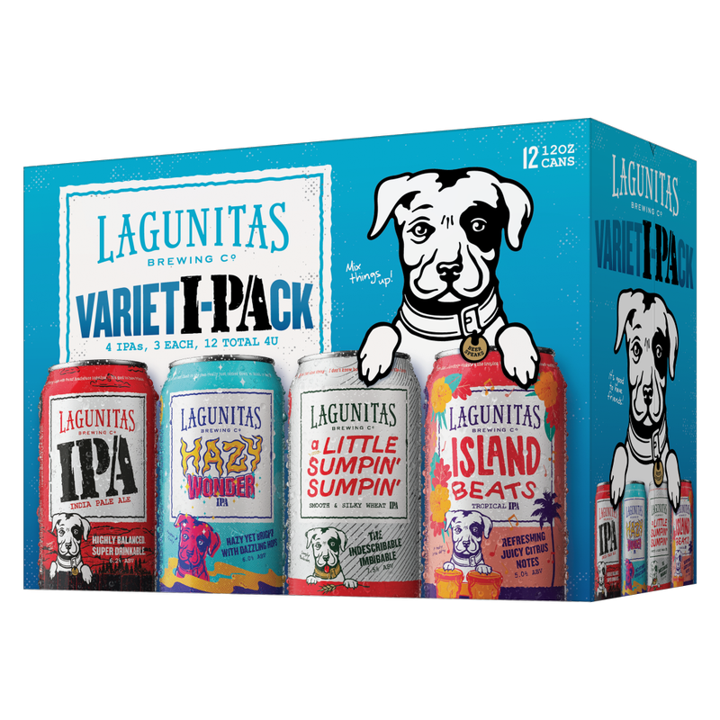 Lagunitas Variety Pack, 12 Pack, 12 fl. oz. Cans