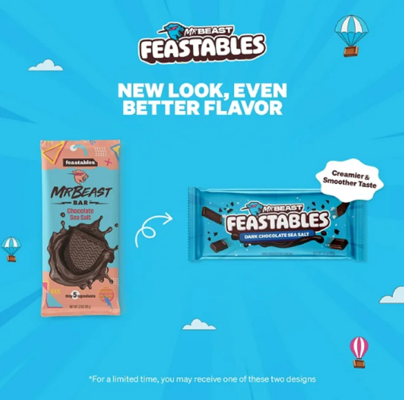 Feastables Cookies and Creme, 2.1 oz