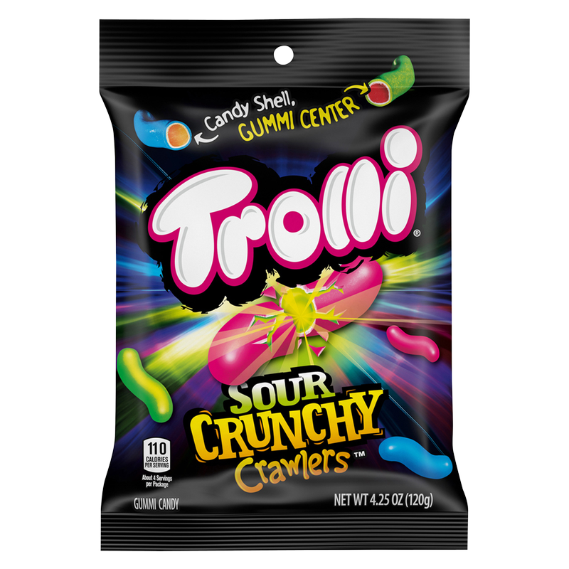 Trolli Crunchy Sour Crawlers Gummy Candy 4.25oz