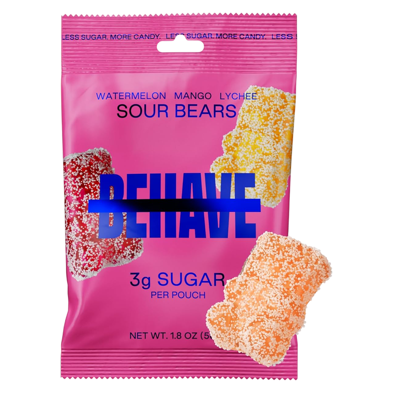 BEHAVE Low-Sugar Gummy Bears 1.8oz