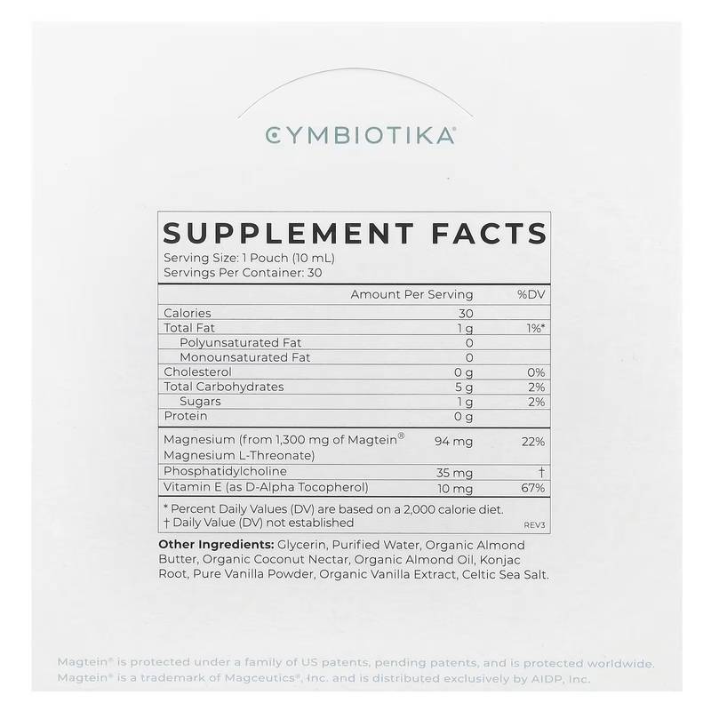 Cymbiotika Magnesium L-Threonate Box, 30ct