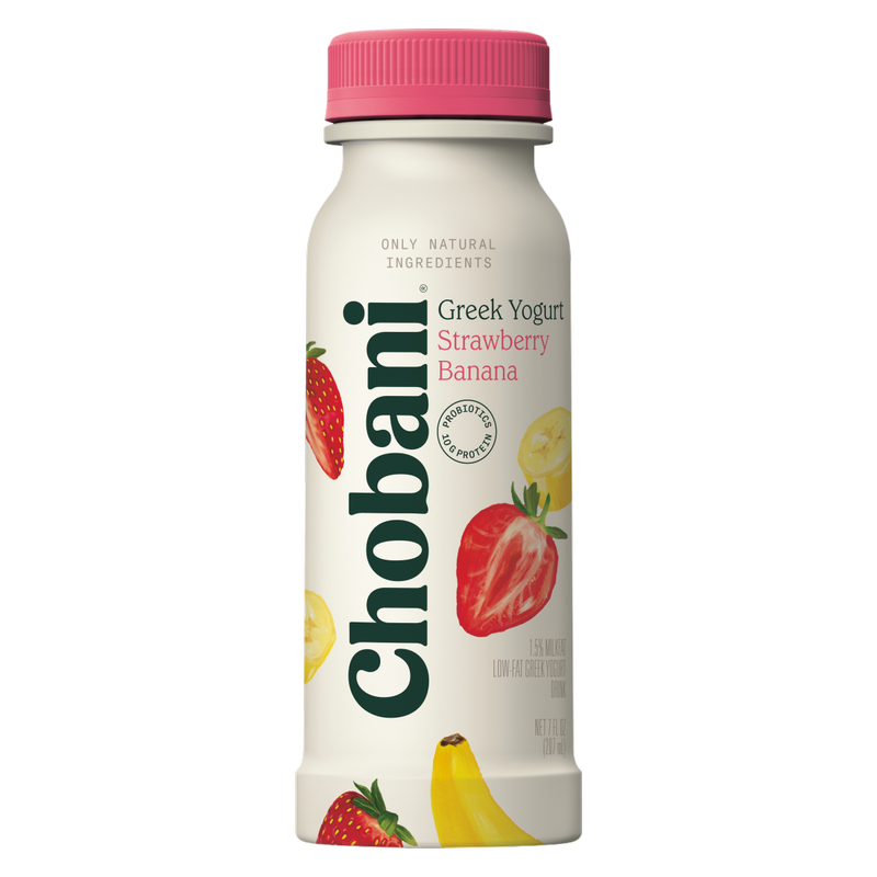 Chobani Strawberry Banana Drinkable Yogurt - 7oz