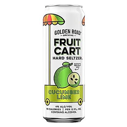 Golden Road Brewing Fruit Cart Seltzer Cucumber Lime Single 25oz Can