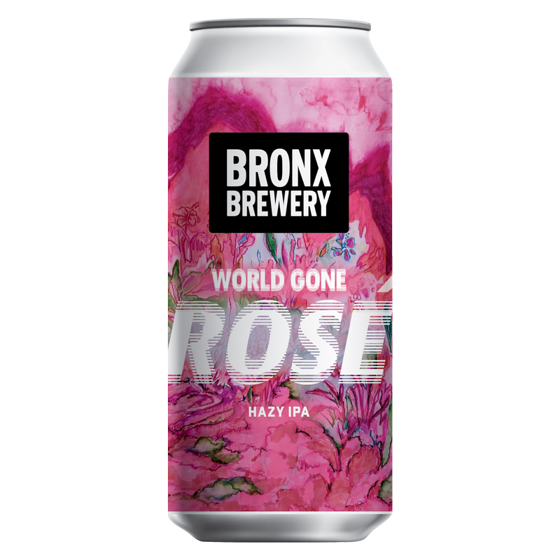 Bronx Brewery World Gone Rose 4pk 16oz Can 7% ABV