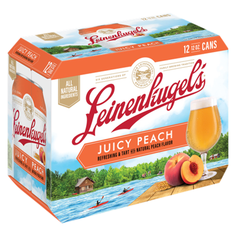 Leinenkugel's Juicy Peach 12pk 12oz Can 4.4% ABV