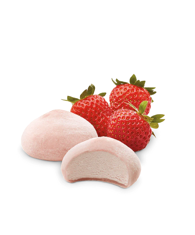 Bubbies Strawberry Mochi Ice Cream, 6ct