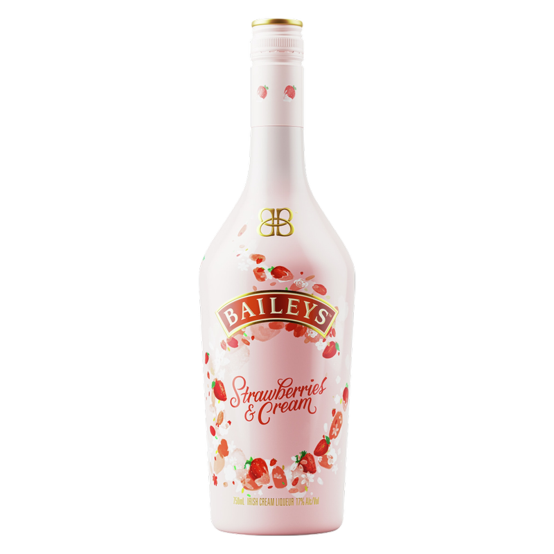 Baileys Strawberries & Cream Liqueur 750ml (34 proof)