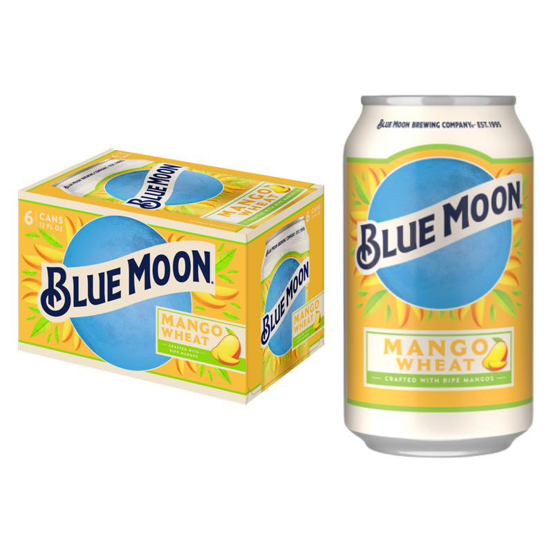 Blue Moon Mango Wheat 6pk 12oz Btl 5.4% ABV