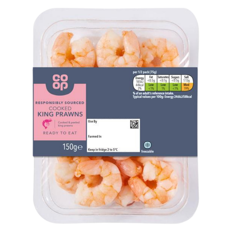 Co-op King Prawns, 150g