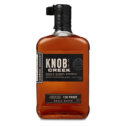 Knob Creek Single Barrel Bourbon Whiskey 750ml (120 Proof)