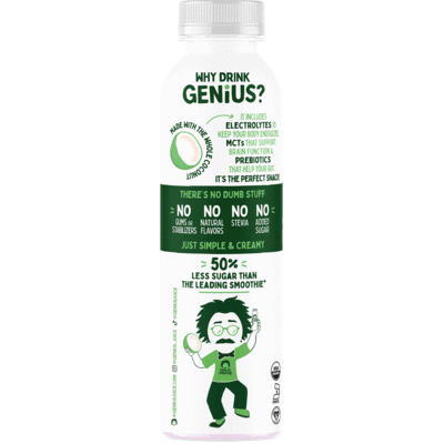 Genius Juice Original Coconut Smoothie 100% Organic 10oz