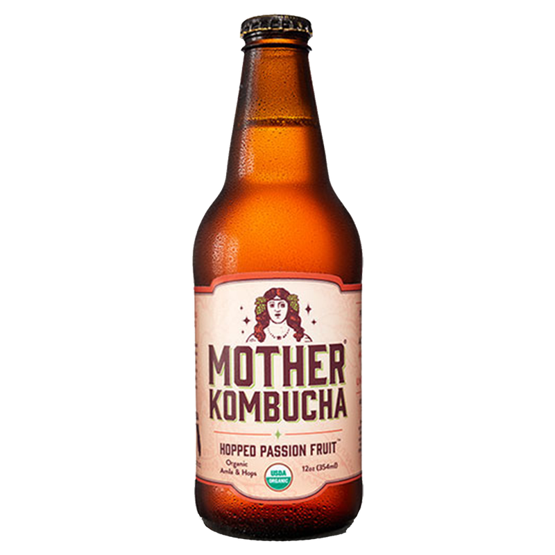 Mother Kombucha Hooped Passion Fruit 12oz Can