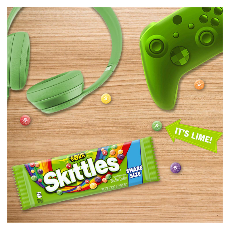 Skittles Sour Candy 3.3oz