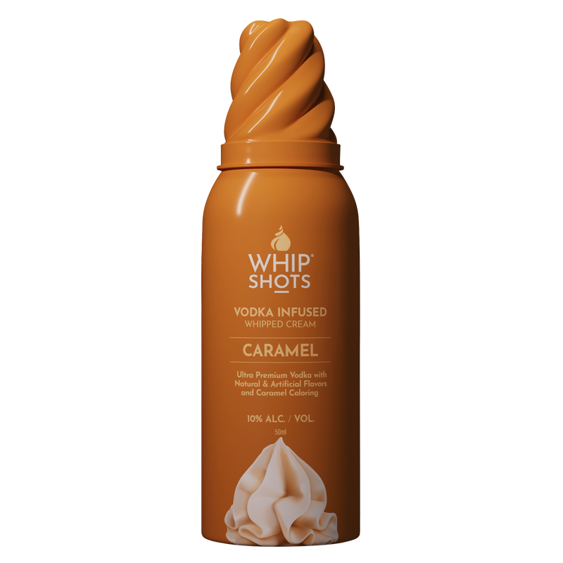 Whipshots Caramel Vodka Infused Whipped Cream 50ml 10% ABV