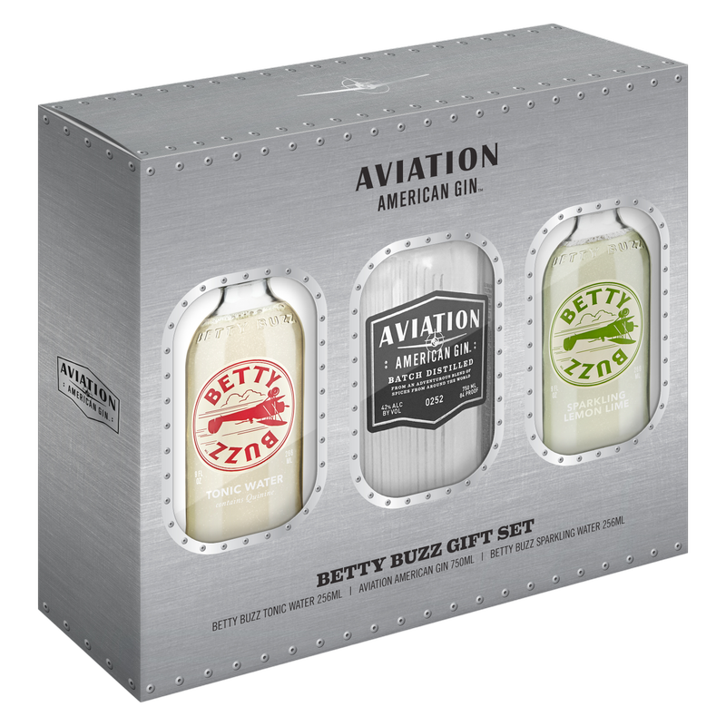 Aviation Gin With Betty Buzz Gift Set 750ml