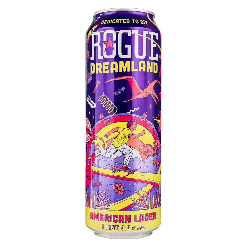 Rogue Dreamland Lager Single 19.2oz Can 4.8% ABV