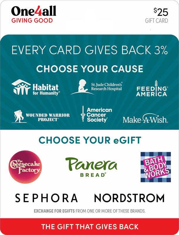 One4All Swap $25 Gift Card