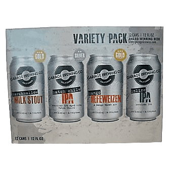 Garage Brewing Variety Pack 12pk 12oz Can