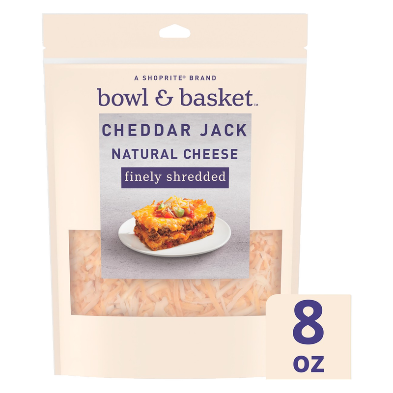 Bowl & Basket Shredded Cheddar Jack Cheese - 8oz
