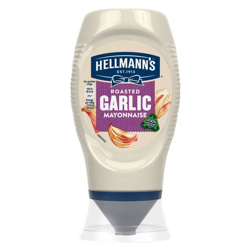 Hellmann's Squeezy Garlic Mayo, 250ml