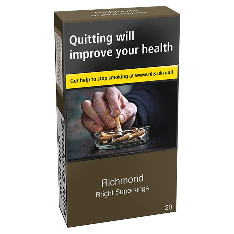 Richmond Bright Superkings Cigarettes, 20pcs