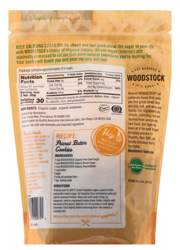 Woodstock Organic Brown Sugar 16oz