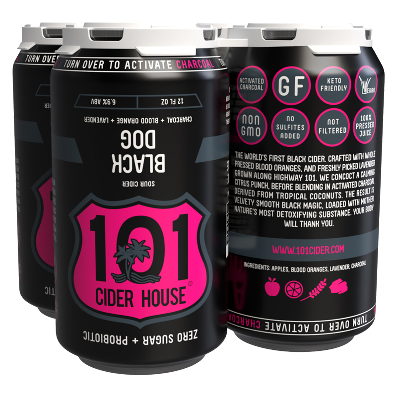 101 Cider House Black Dog 4pk 12oz Can