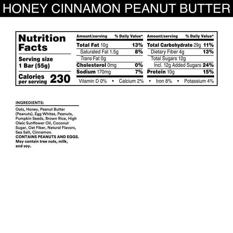 RXBAR A.M. Protein Bar, Honey Cinnamon Peanut Butter, 1.9oz