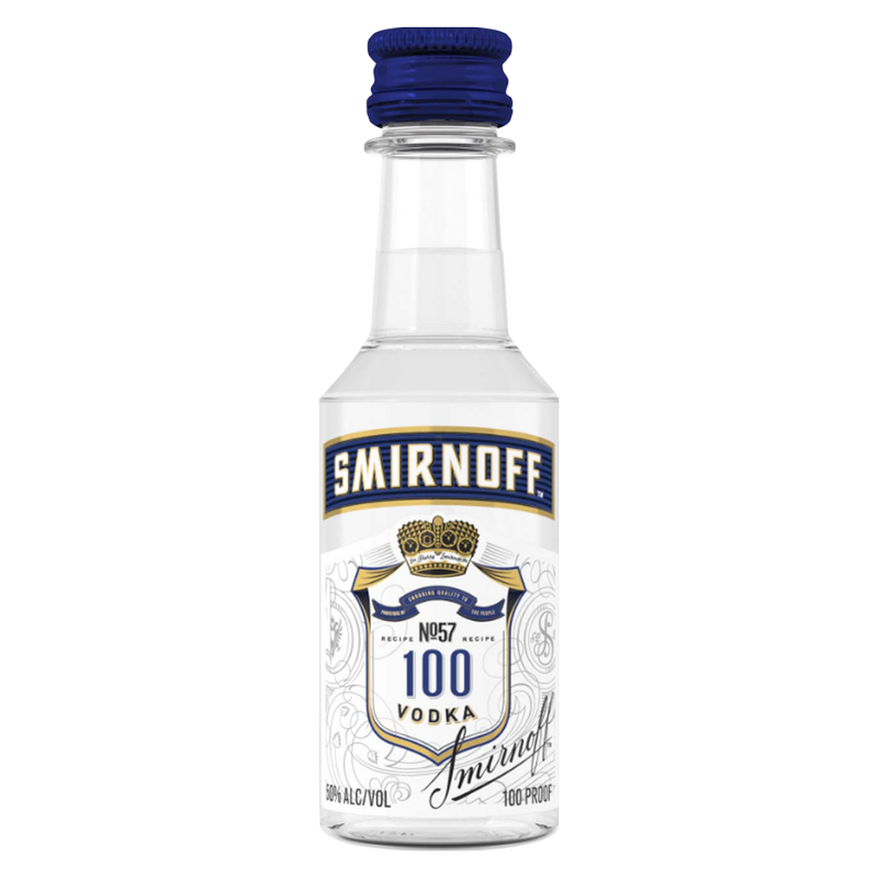 Smirnoff 100 Proof Vodka 50ml