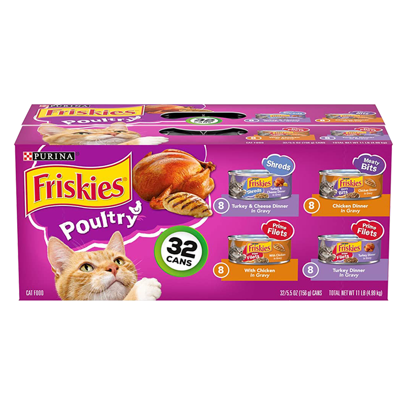 Friskies Poultry Variety Cat  5.5 oz 32 Pack