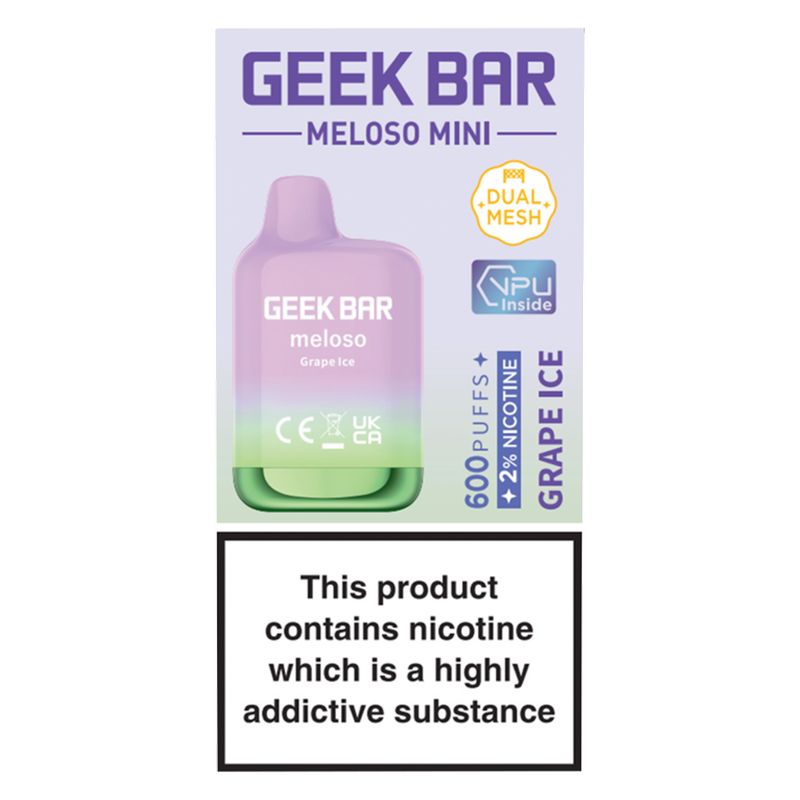Geek Bar Meloso Mini Grape 20mg/ml, 1pcs