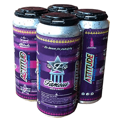 Attitude Brewing Famous Mex Lager 4pk 16oz Can