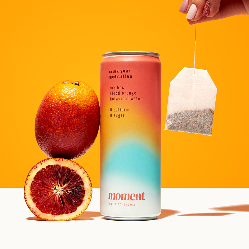 Moment Rooibos Blood Orange 11.5oz Can