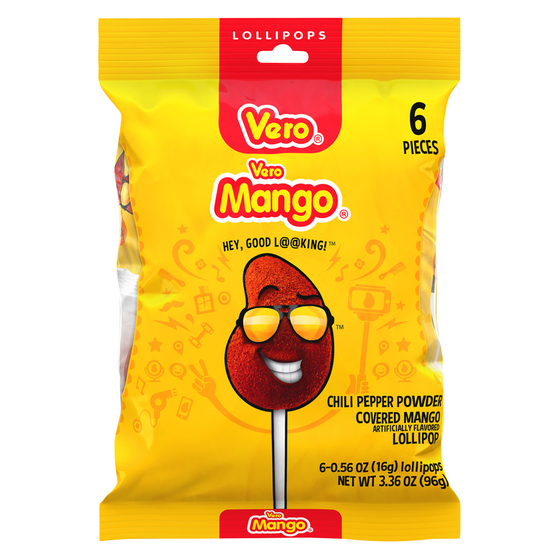 Vero Mango Mango & Chili Lollipop 6ct