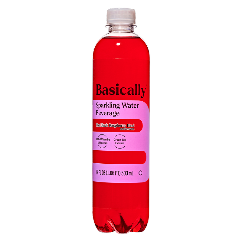 Basically Black Raspberry Sparkling Water 17oz