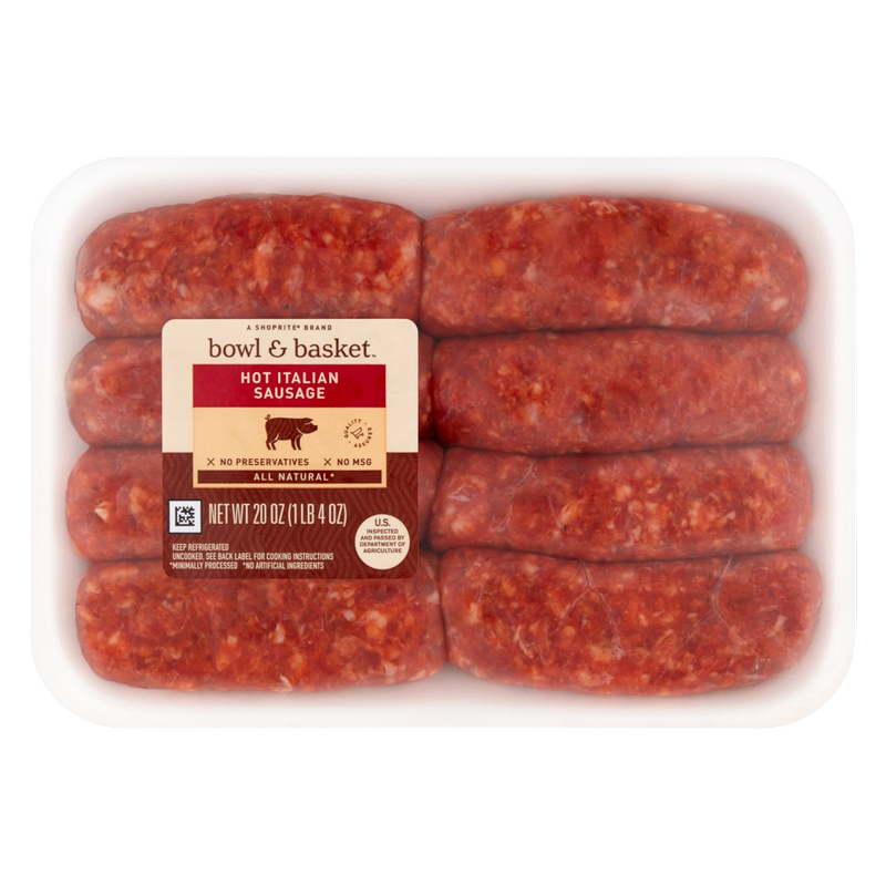 Bowl & Basket Hot Italian Sausage - 20oz