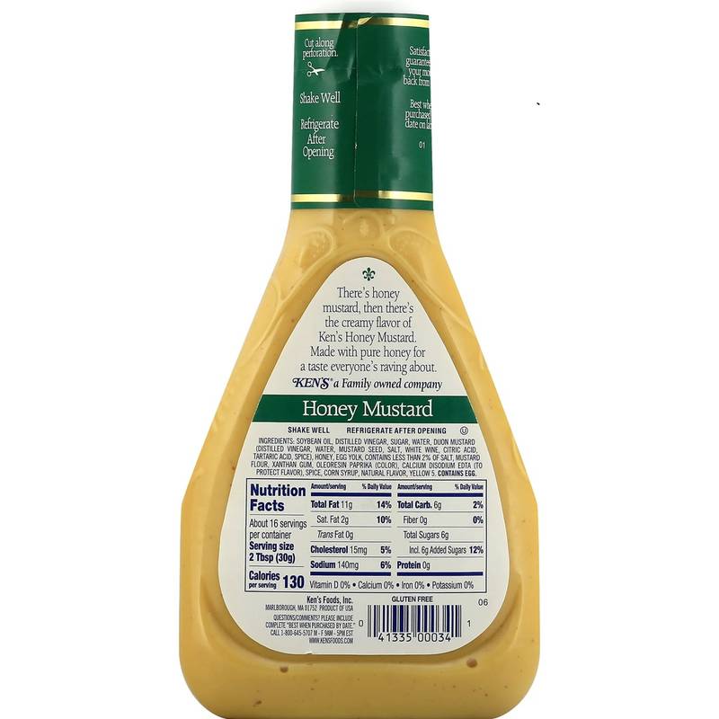 Ken's Honey Mustard Salad Dressing