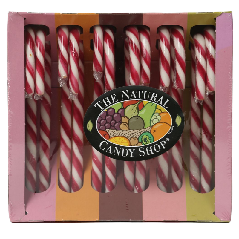 Natural Candy Shop Strawberry Candy Canes, 170g