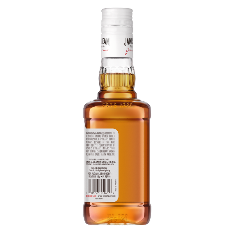 Jim Beam Bourbon Whiskey 375ml (80 proof)