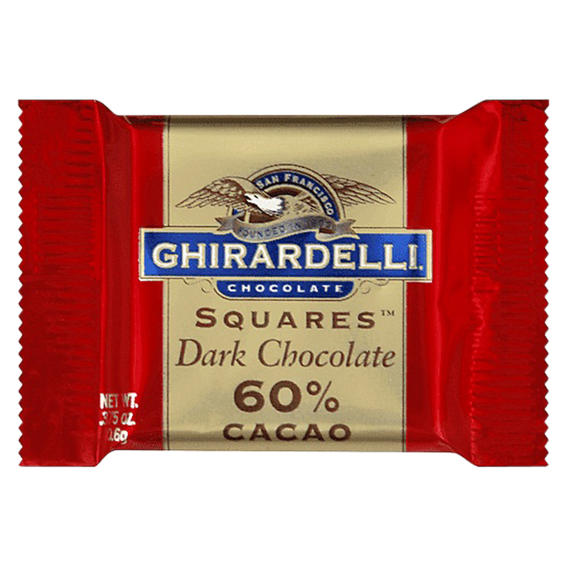 Ghirardelli 60% Cacao Dark Chocolate Square 1ct
