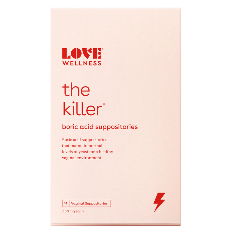 Love Wellness The Killer Boric Acid Suppositories 14ct