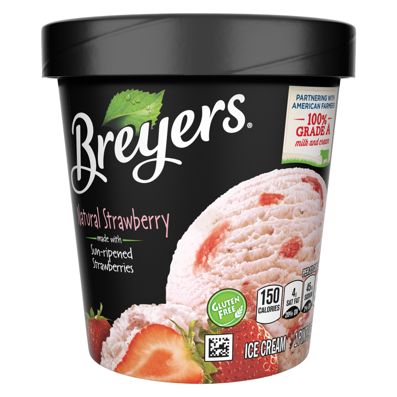 Breyers Natural Strawberry Ice Cream 16oz