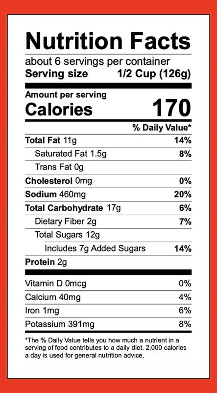 Sauz Hot Honey Marinara Pasta Sauce, 25oz. 
