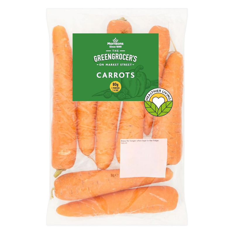 Morrisons Carrots, 1kg