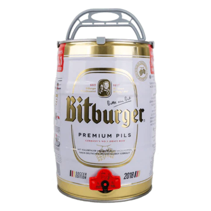 Bitburger Premium Pilsner Mini Keg, 5L