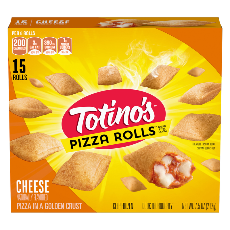 Totino's Frozen Cheese Pizza Rolls Cheese 15ct