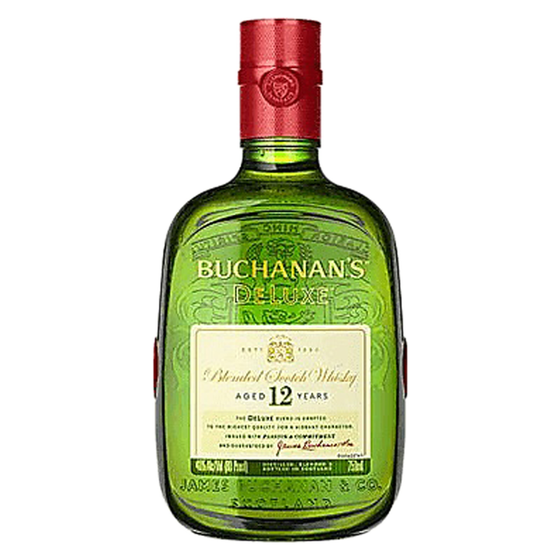 Buchanan's DeLuxe Aged 12 Years Blended Scotch Whisky, 750ml (80 Proof)