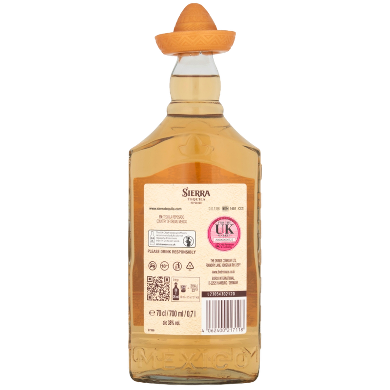 Sierra Tequila Reposado, 50cl